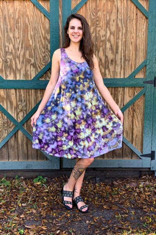 Bambooty-Swing-Dress-Hand Dyed